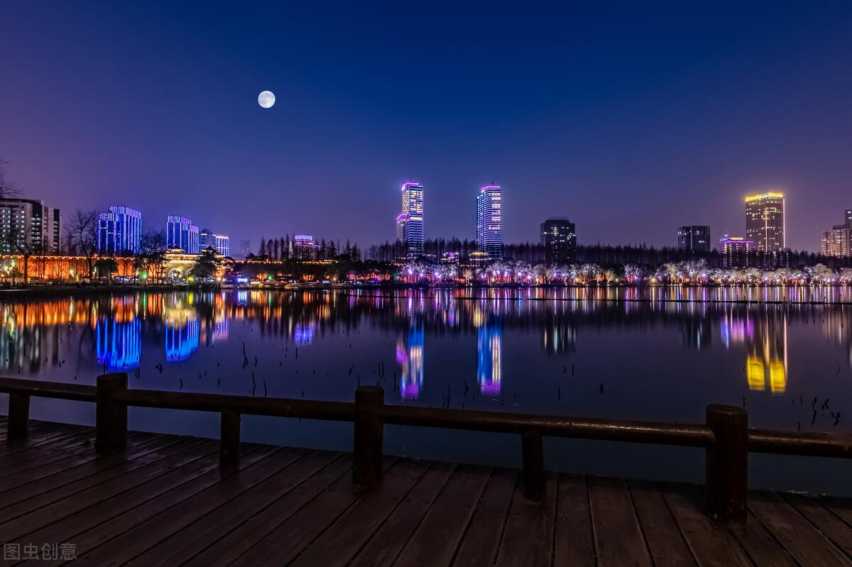 南京浦口夜景图片
