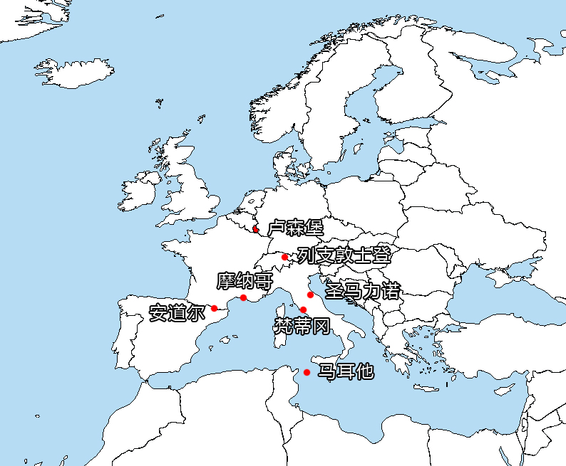 欧洲最小的国家是哪个(欧洲国土面积最小的六个国家排名)插图1